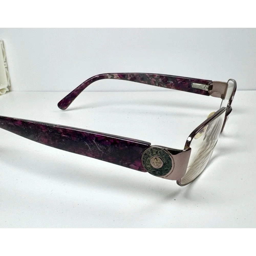 Adrienne Vittadini AV1104 Lilac Eyeglasses‎ 53-17-135 Purple Marble Frames Only
